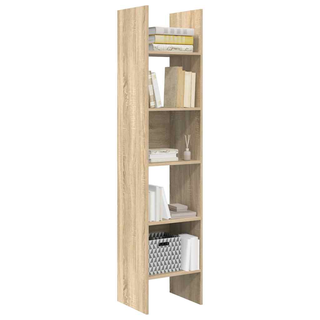 Bücherregal Weiß 40x35x180 cm Holzwerkstoff
