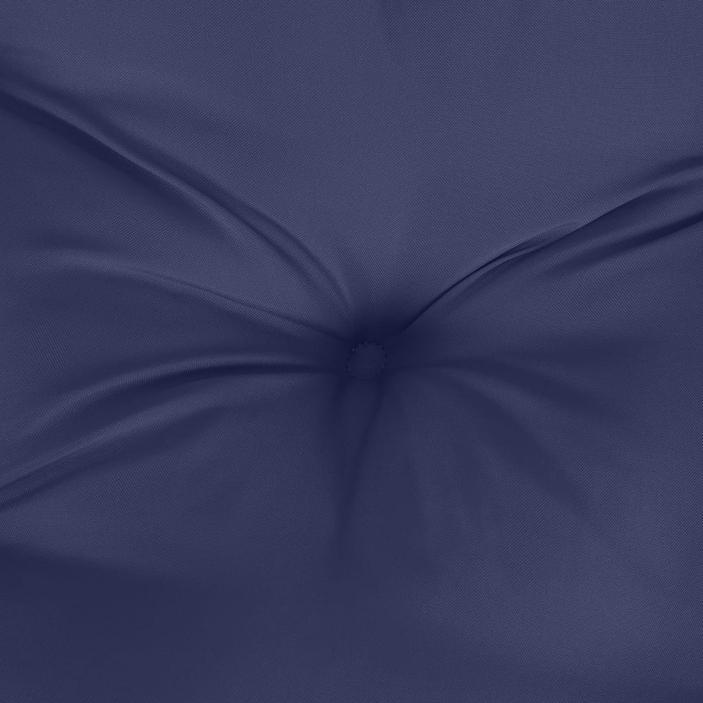 Palettenkissen Blau Weiß Gestreift 58x58x10 cm Oxford-Gewebe