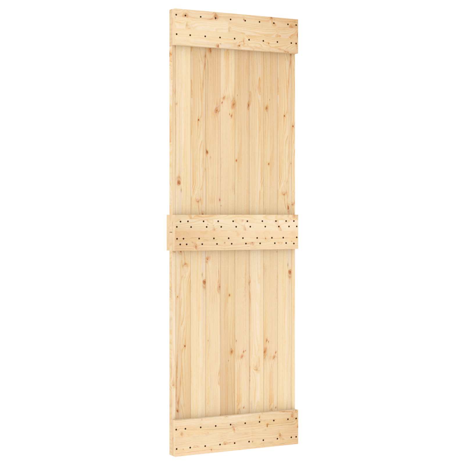 Tür NARVIK Natur 80 x 210 cm Massivkiefer