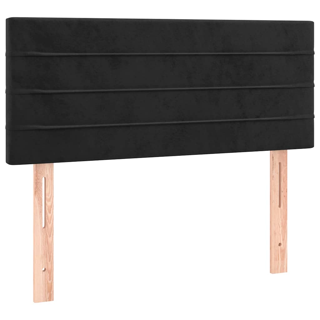 Kopfteil Hellgrau 80x5x118/128 cm Samt
