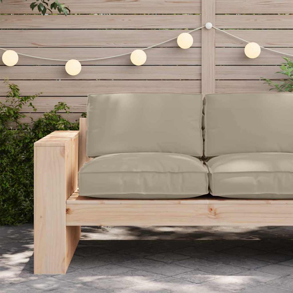 Kissen Anthrazit 80 x 80 x 12 cm Oxford-Stoff
