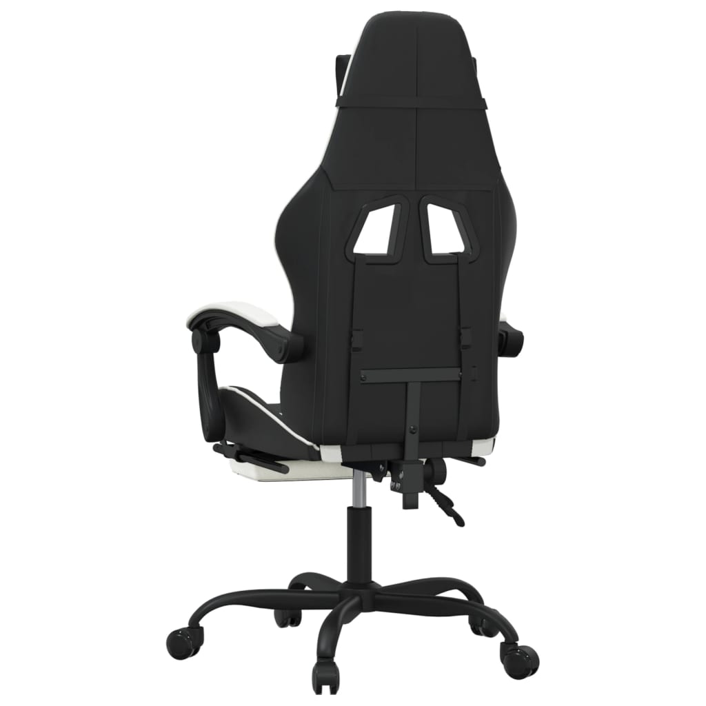 Gaming-Stuhl Drehbar Schwarz und Rot Kunstleder