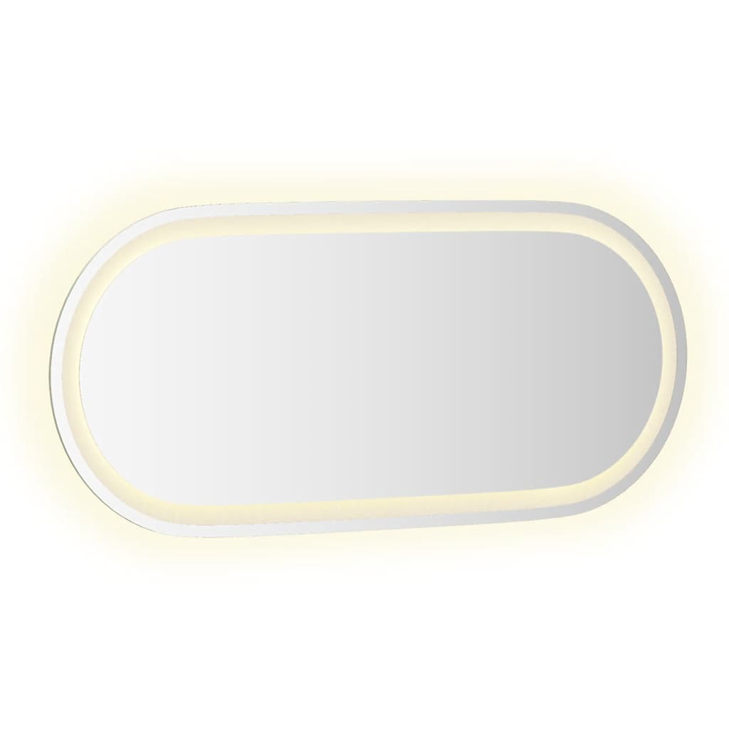 LED-Badspiegel 40x15 cm Oval
