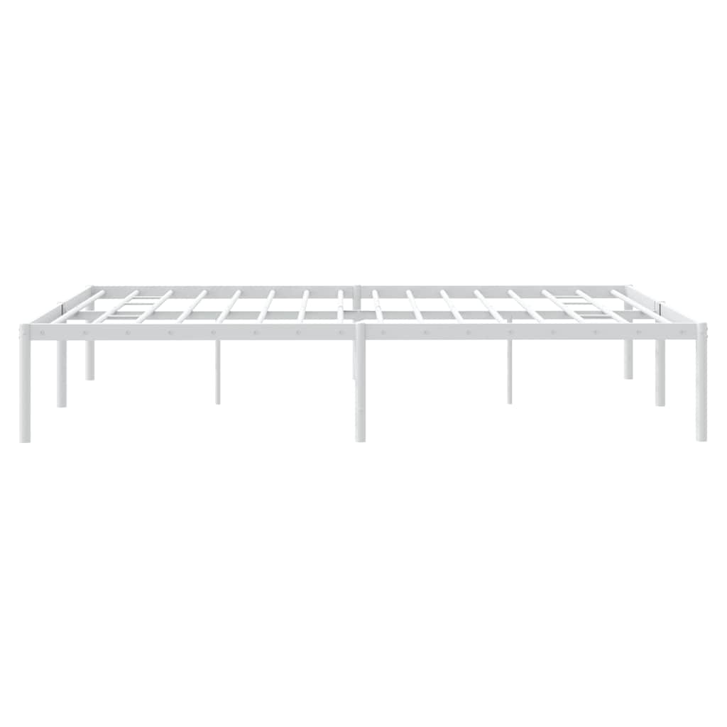 Bettgestell Metall Schwarz 75x190 cm