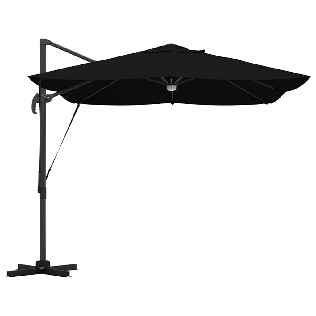 Sonnenschirm Sand 351 x 250 x 253 cm Polyester und Aluminium