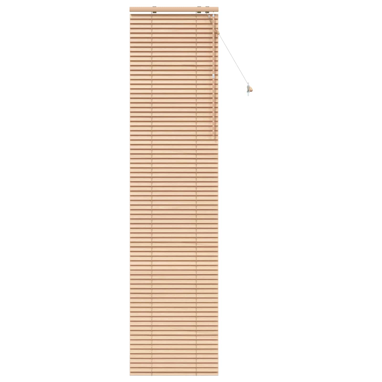 Jalousie Eichenoptik 40 x 130 cm 35 mm Massives Paulownia-Holz