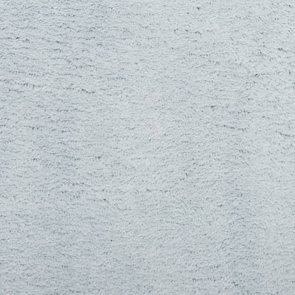 Teppich HUARTE Kurzflor Weich und Waschbar Anthrazit 60x110 cm