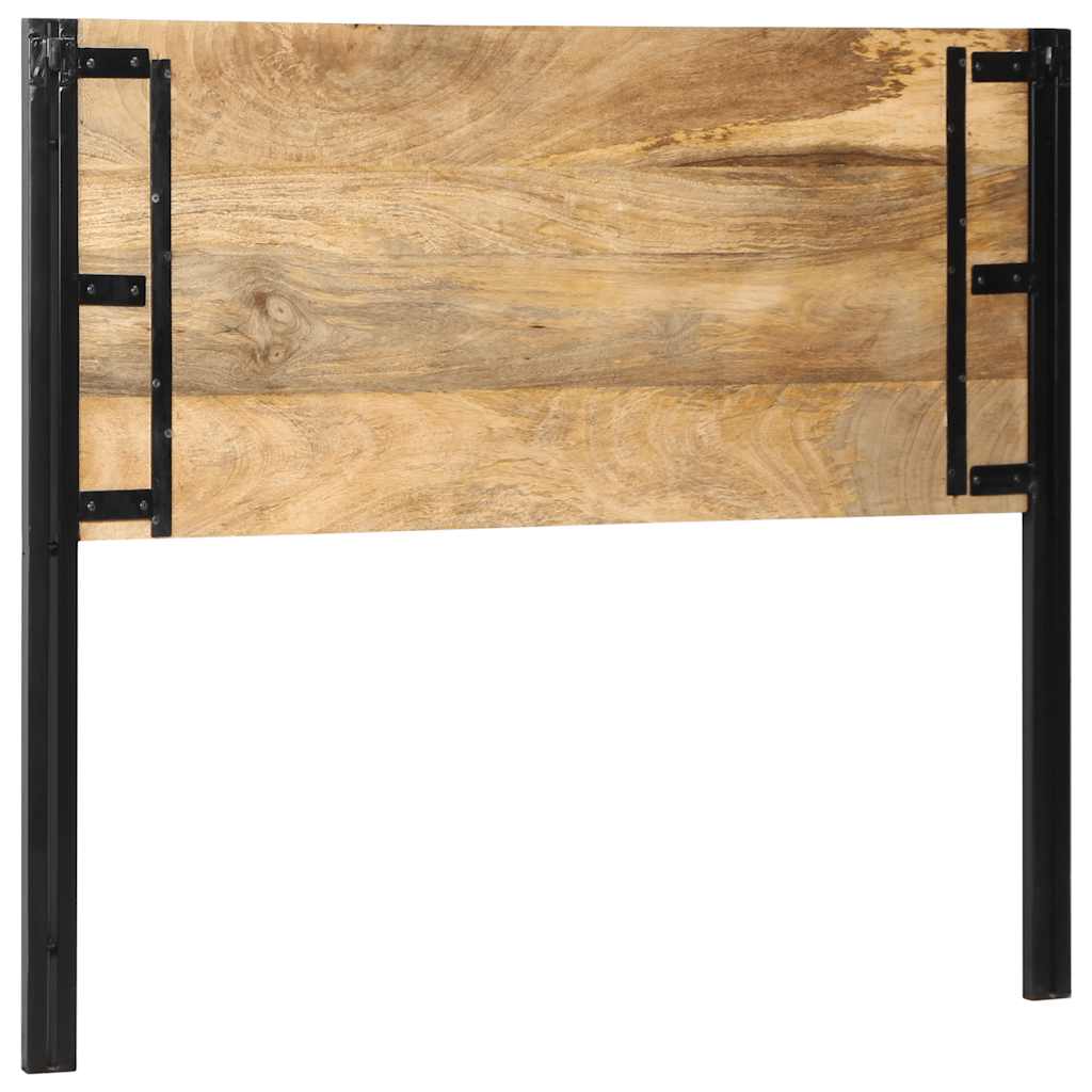 Kopfteil 100 cm Massivholz Mango und Eisen