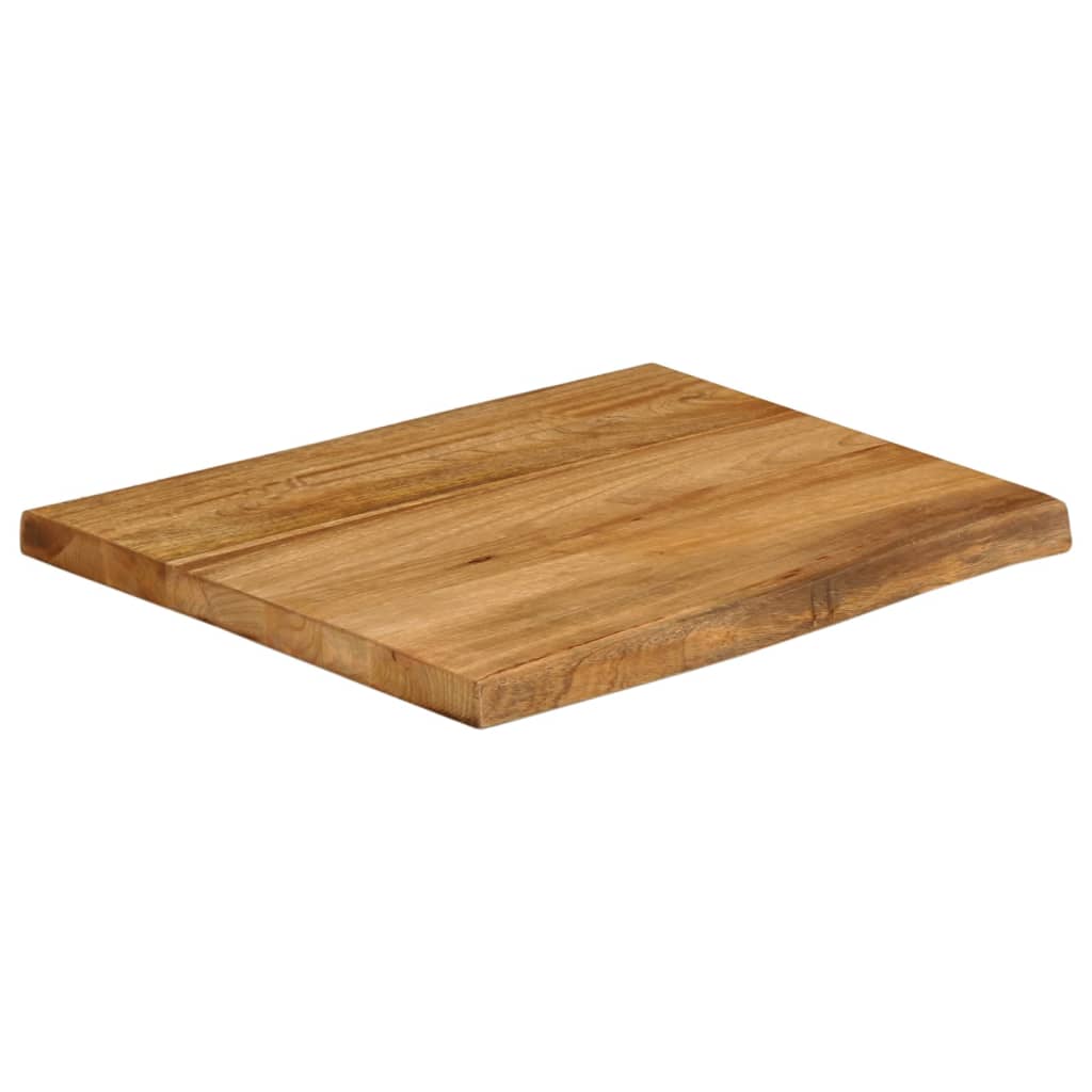 Tischplatte 40x40x2,5 cm Rechteckig Massivholz Akazie Baumkante