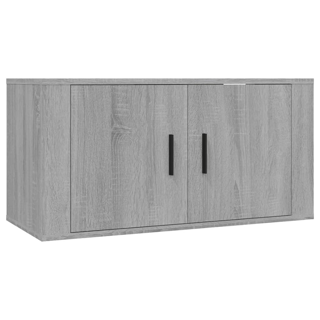 3-tlg. TV-Schrank-Set Weiß Holzwerkstoff