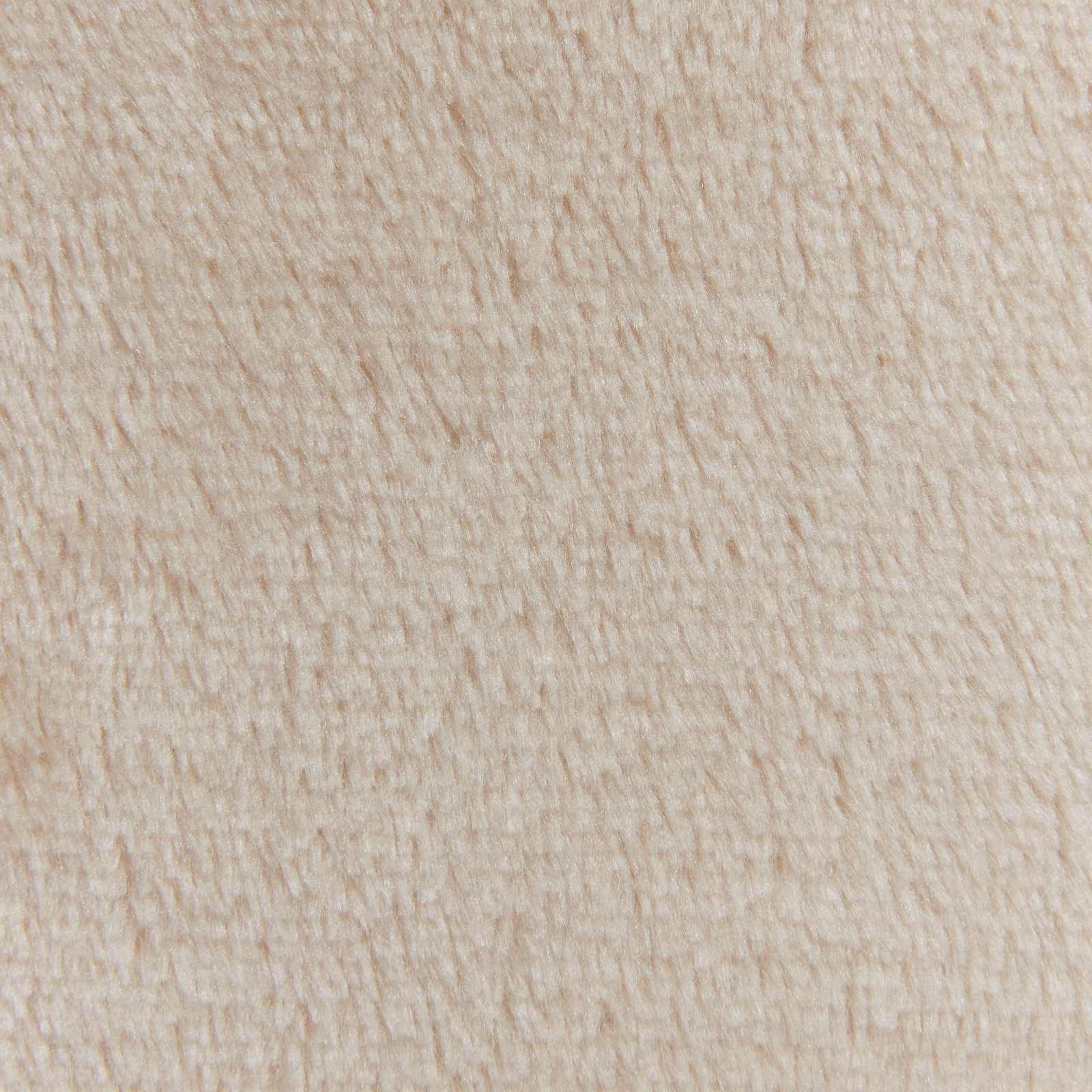 Überwurfdecke Beige 130 x 150 cm Fleece