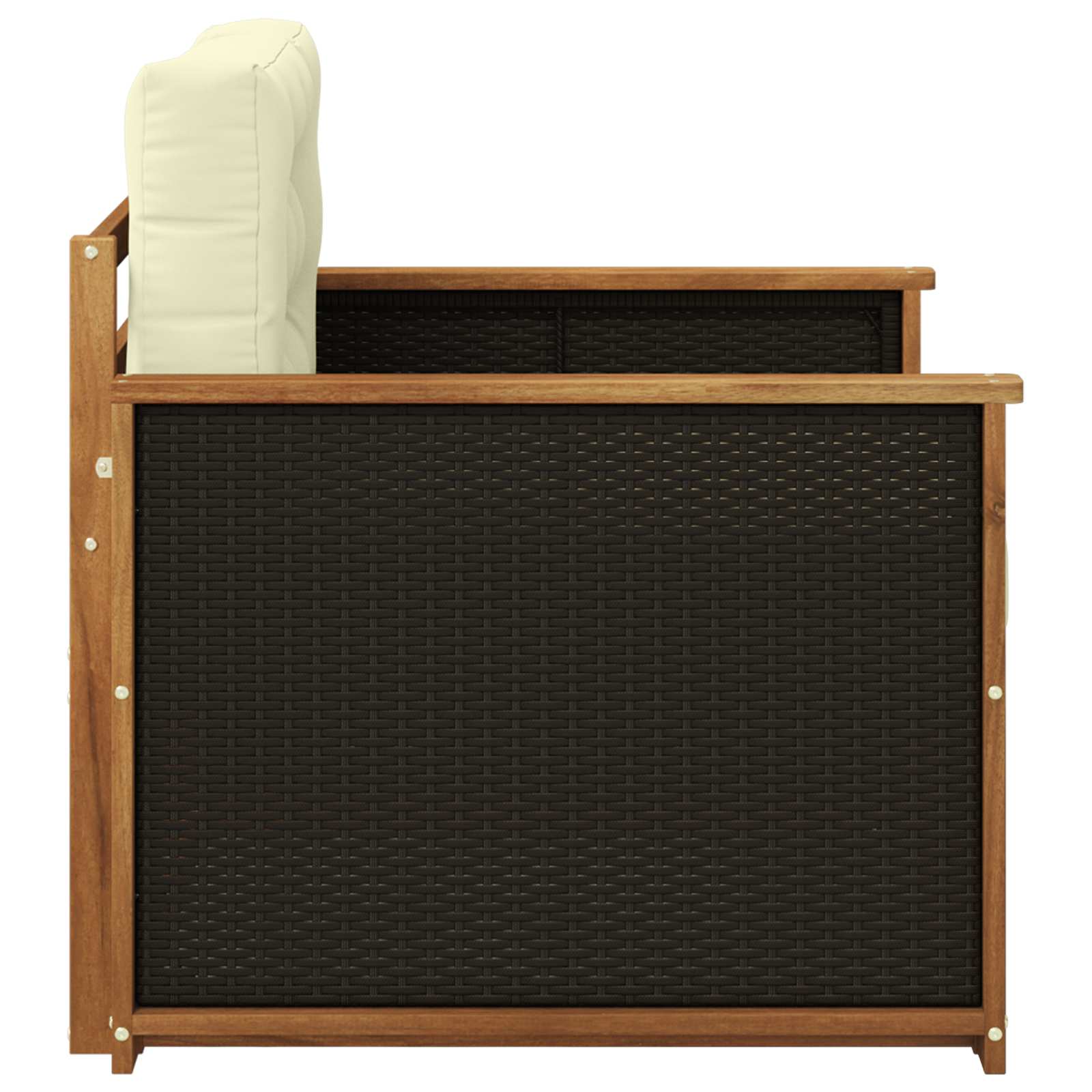 2 Stück Outdoor-Sofa Natur