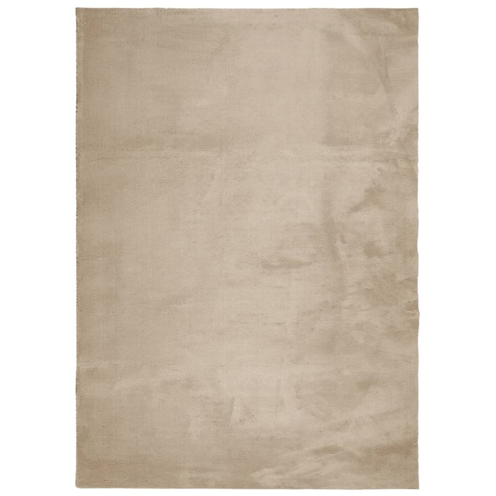 Teppich HUARTE Kurzflor Weich und Waschbar Anthrazit 60x110 cm