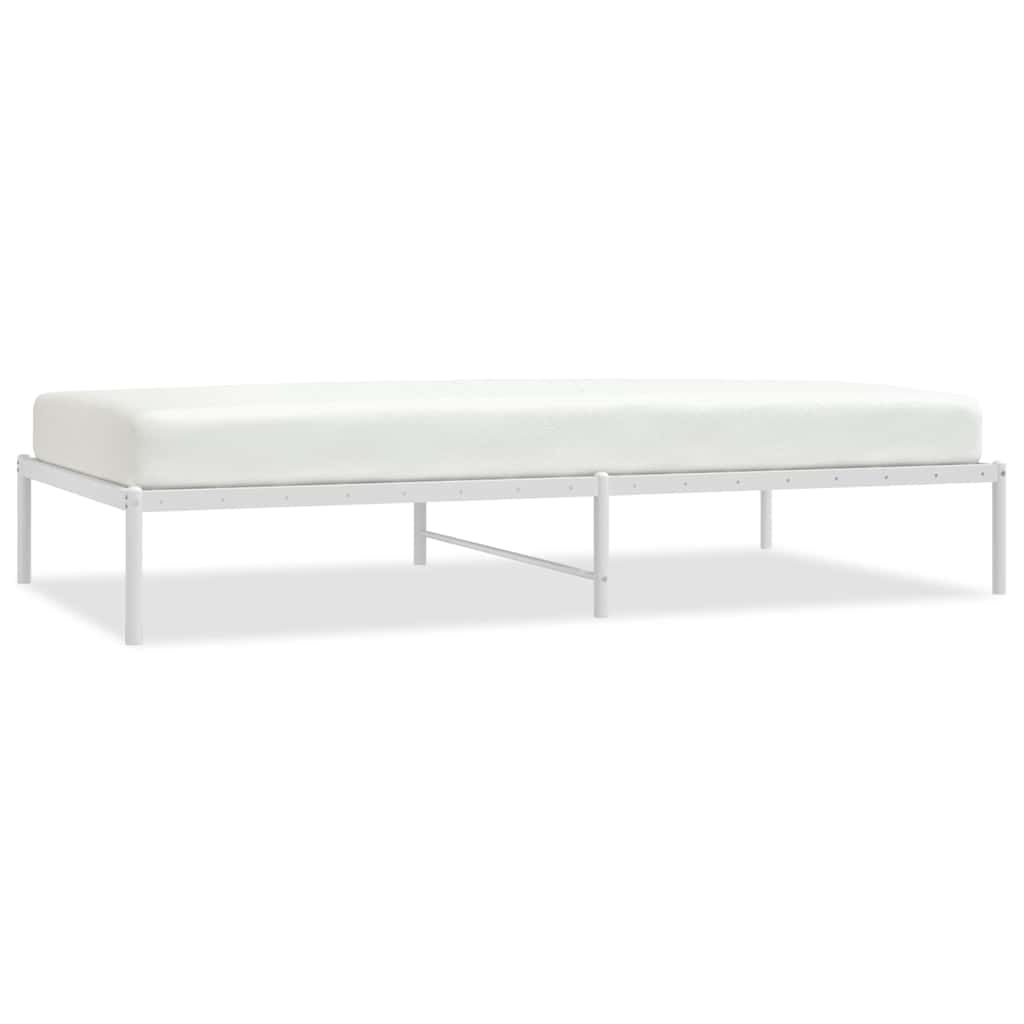 Bettgestell Metall Schwarz 75x190 cm