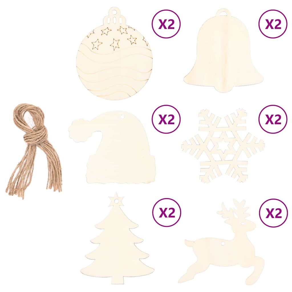 Weihnachtsbaum mit 30 LEDs Natur 90 cm Massives Eschenholz