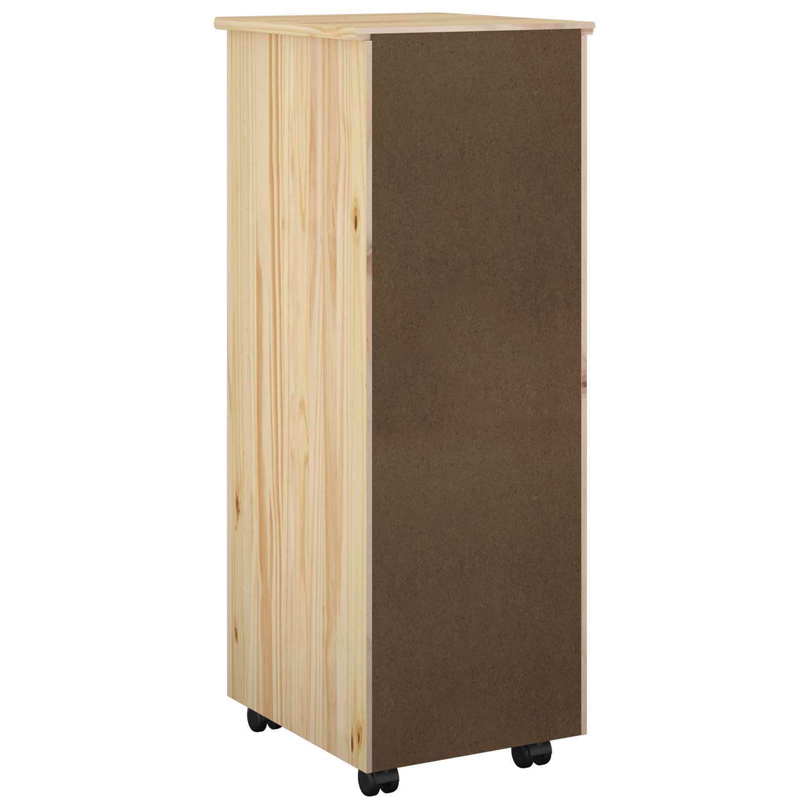 Rollschrank Honigbraun 34 x 39 x 93,5 cm Massivholz Kiefer