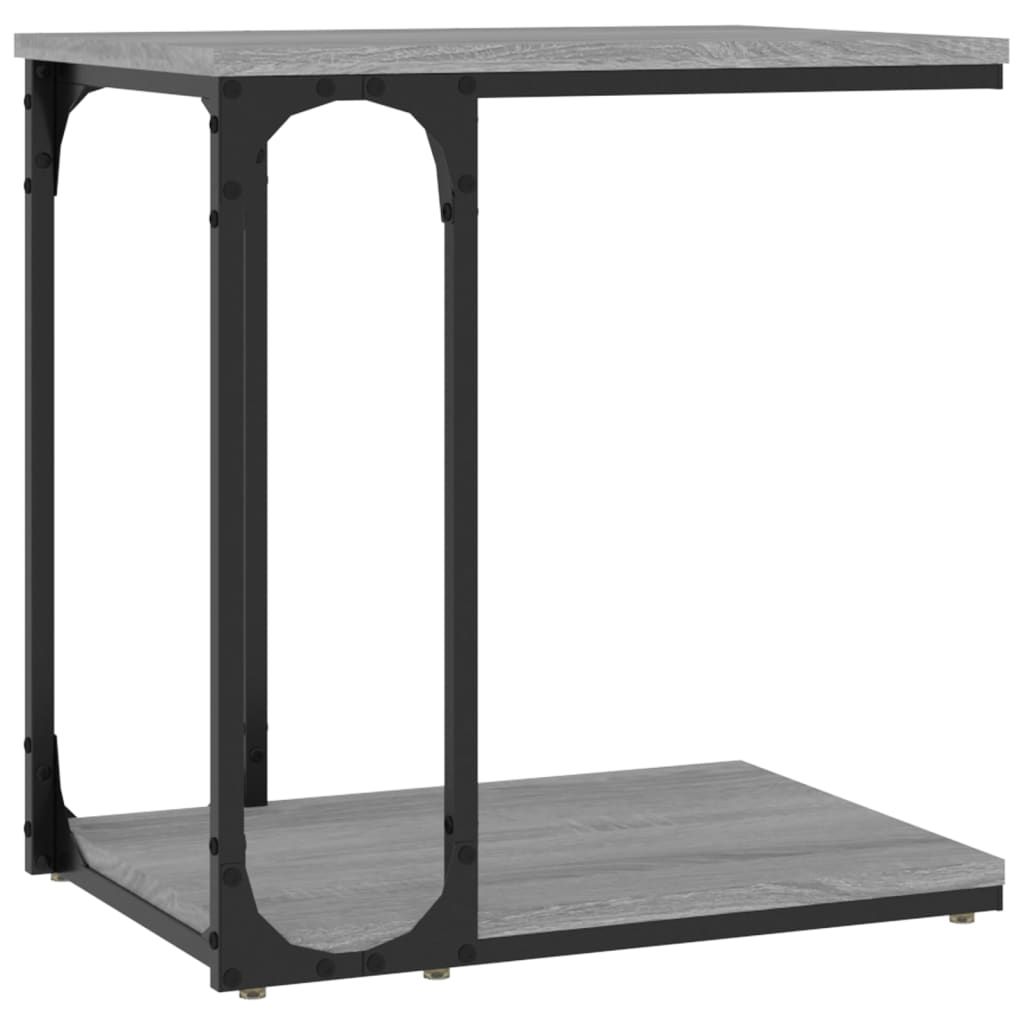 Beistelltisch Schwarz 50x35x52 cm Holzwerkstoff
