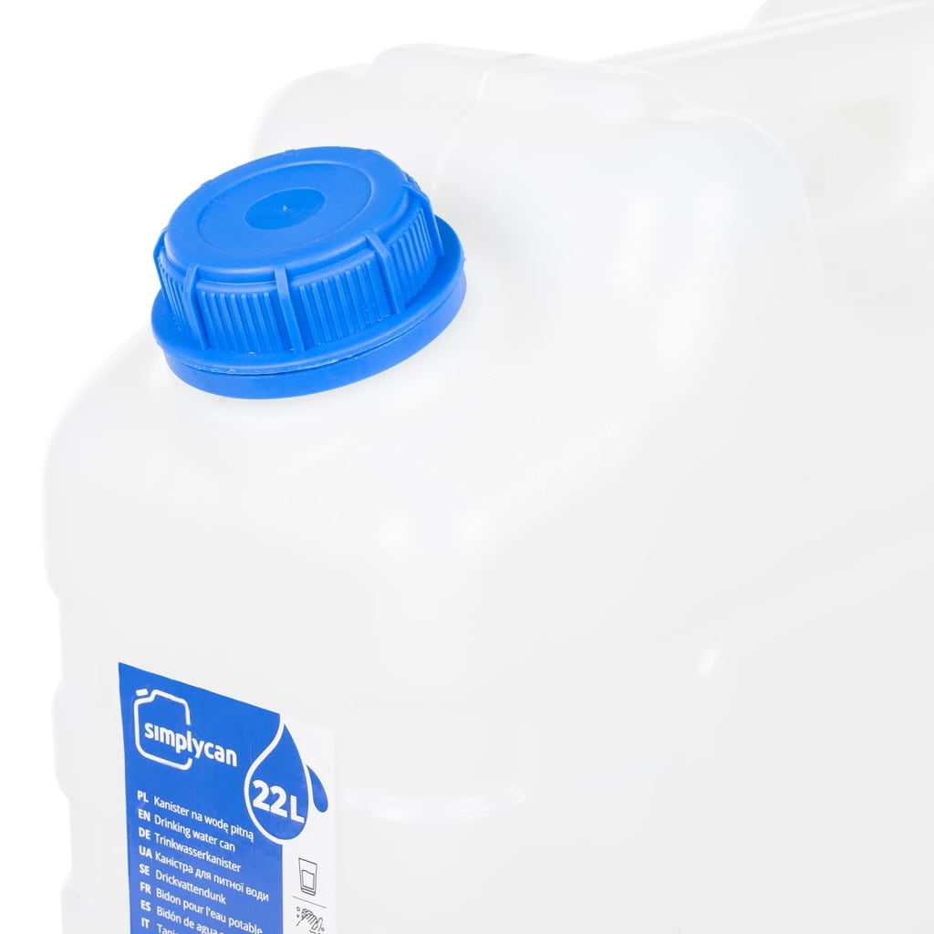 Wasserbehälter mit Hahn Transparent 10 L Kunststoff