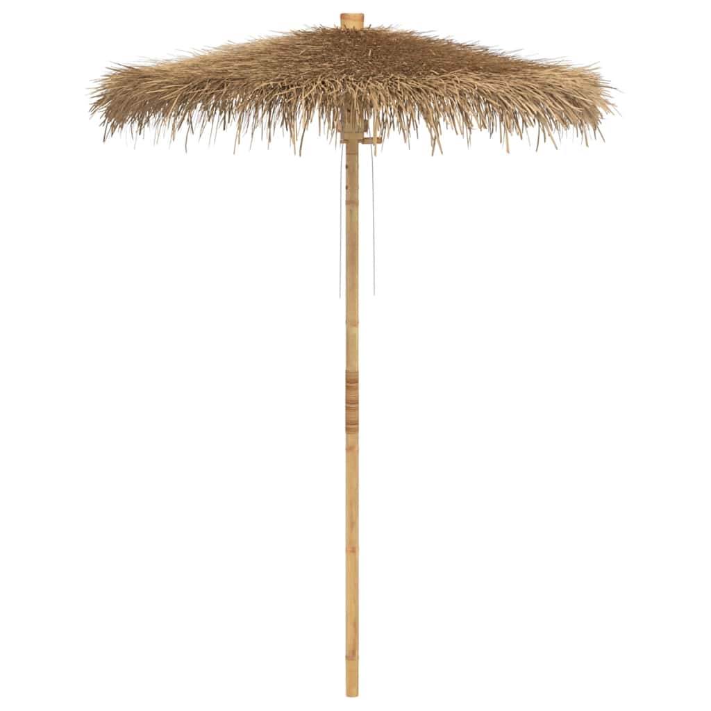 Tiki-Schirm mit Bananenblatt-Dach 150 cm Bambus