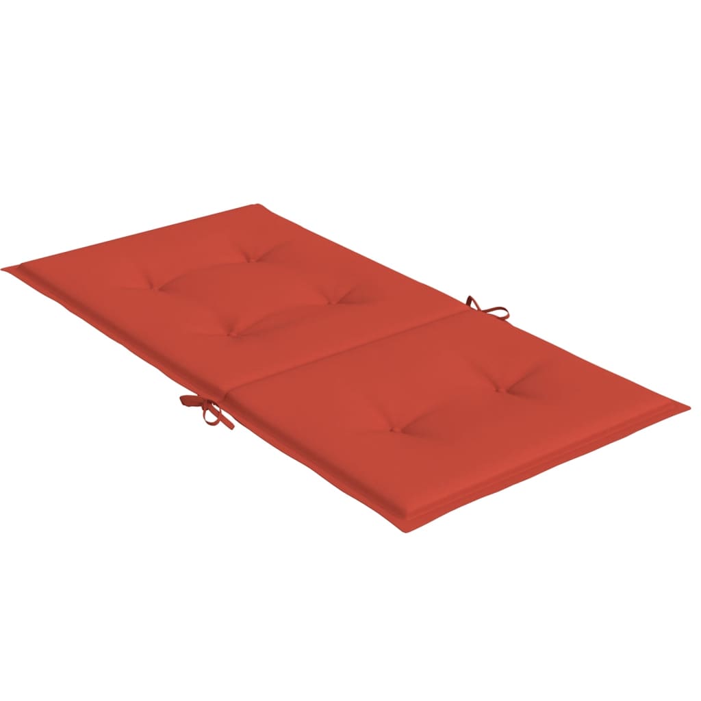 Niedriglehner-Auflagen 2 Stk Melange Anthrazit 100x50x7cm Stoff