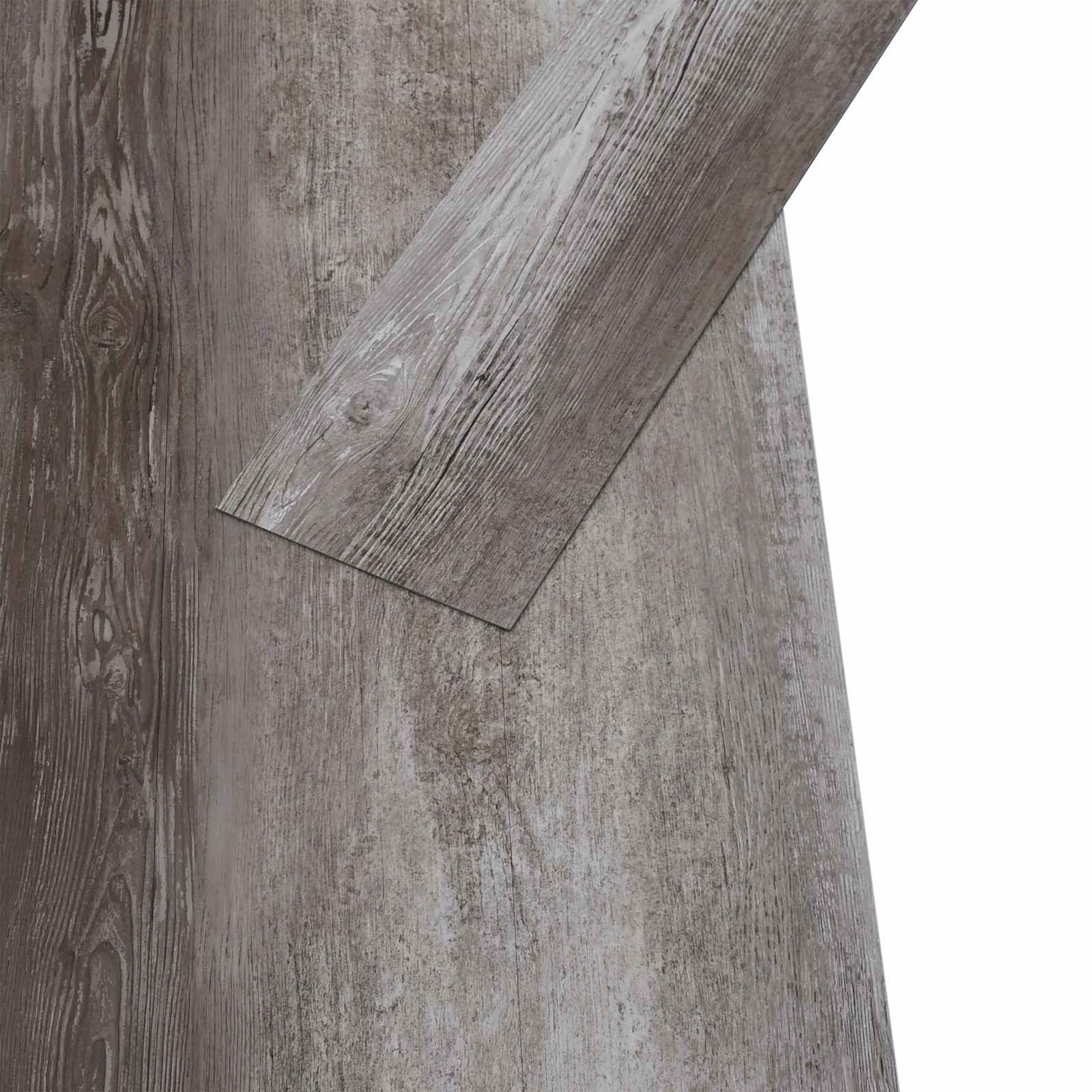 Bodenplanken 18 pcs Walnussbraun 5,26 m² PVC