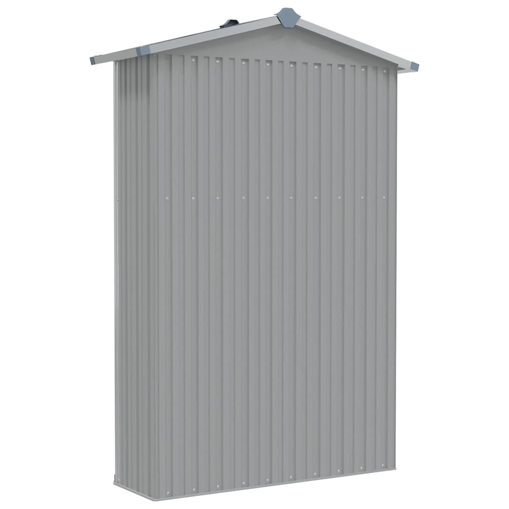 Gerätehaus Grün 116x45x175 cm Verzinkter Stahl