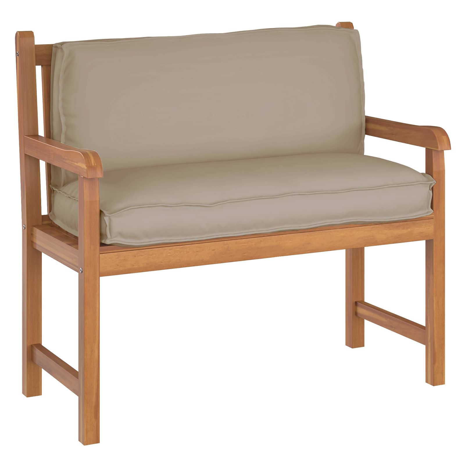 Kissen Anthrazit 120 x 40 x 12 cm Oxford-Stoff