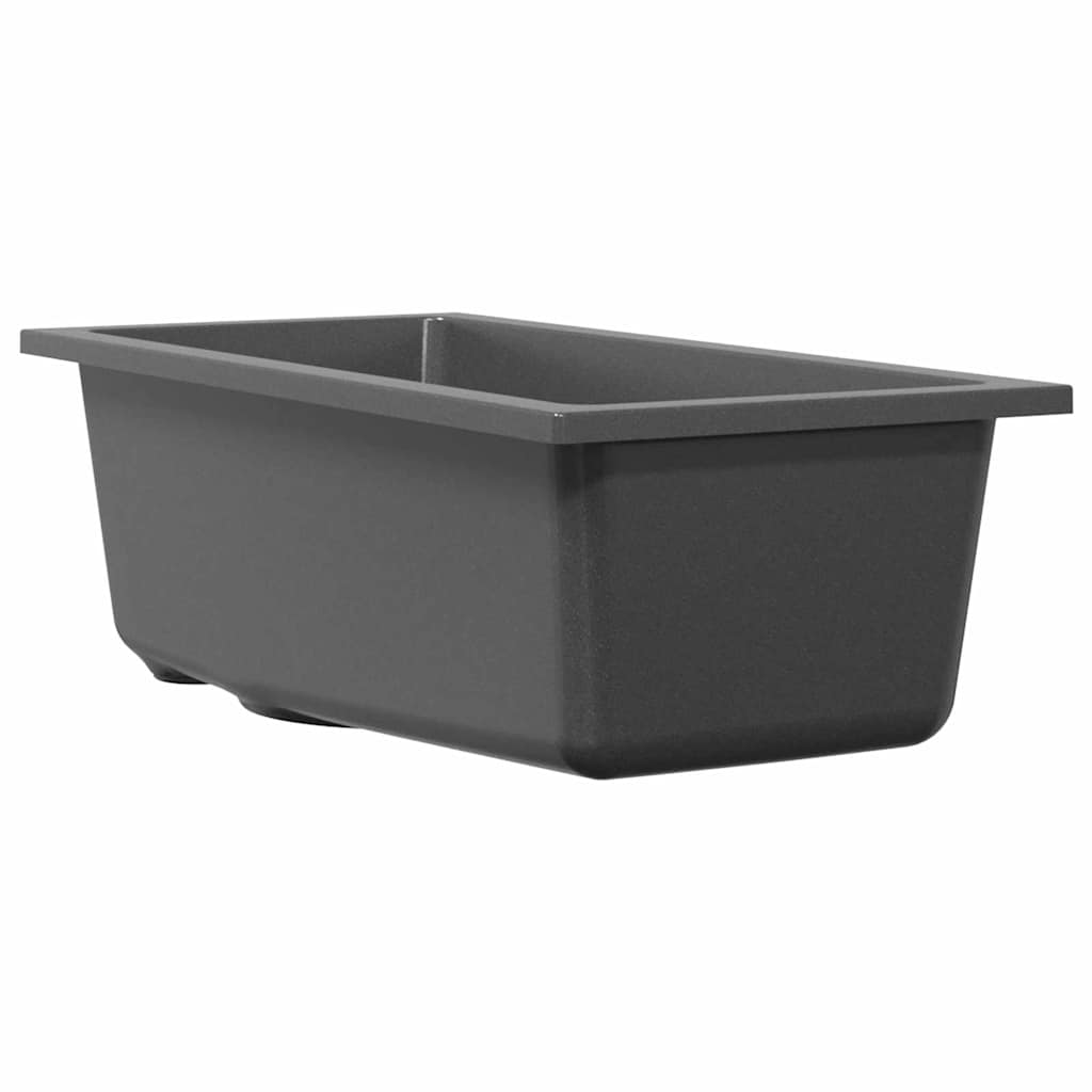 Küchenspüle Schwarz 54 x 44 x 20 cm Granit
