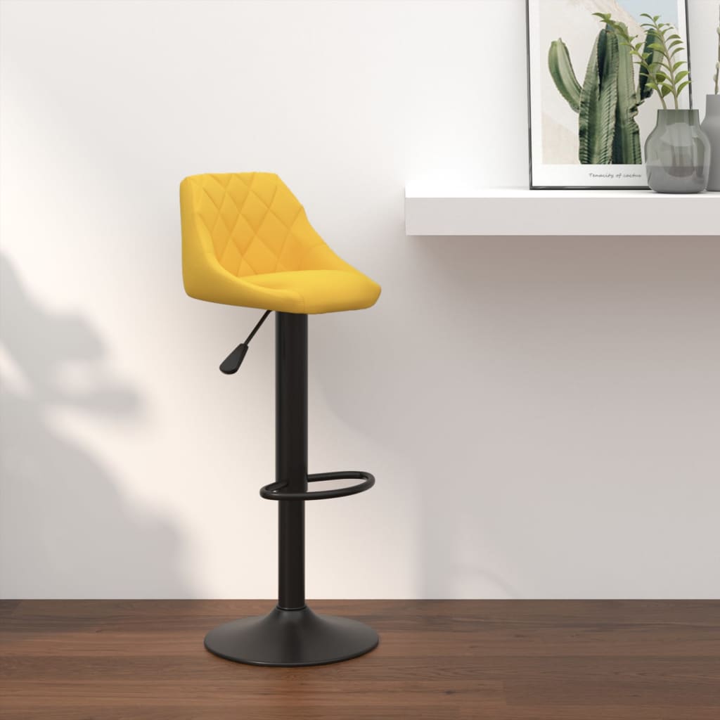 Barhocker Creme Samt