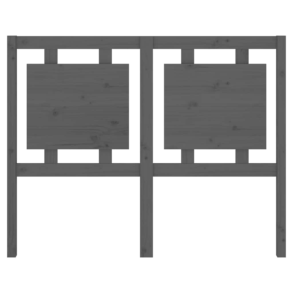 Kopfteil Grau 80,5x4x100 cm Massivholz Kiefer
