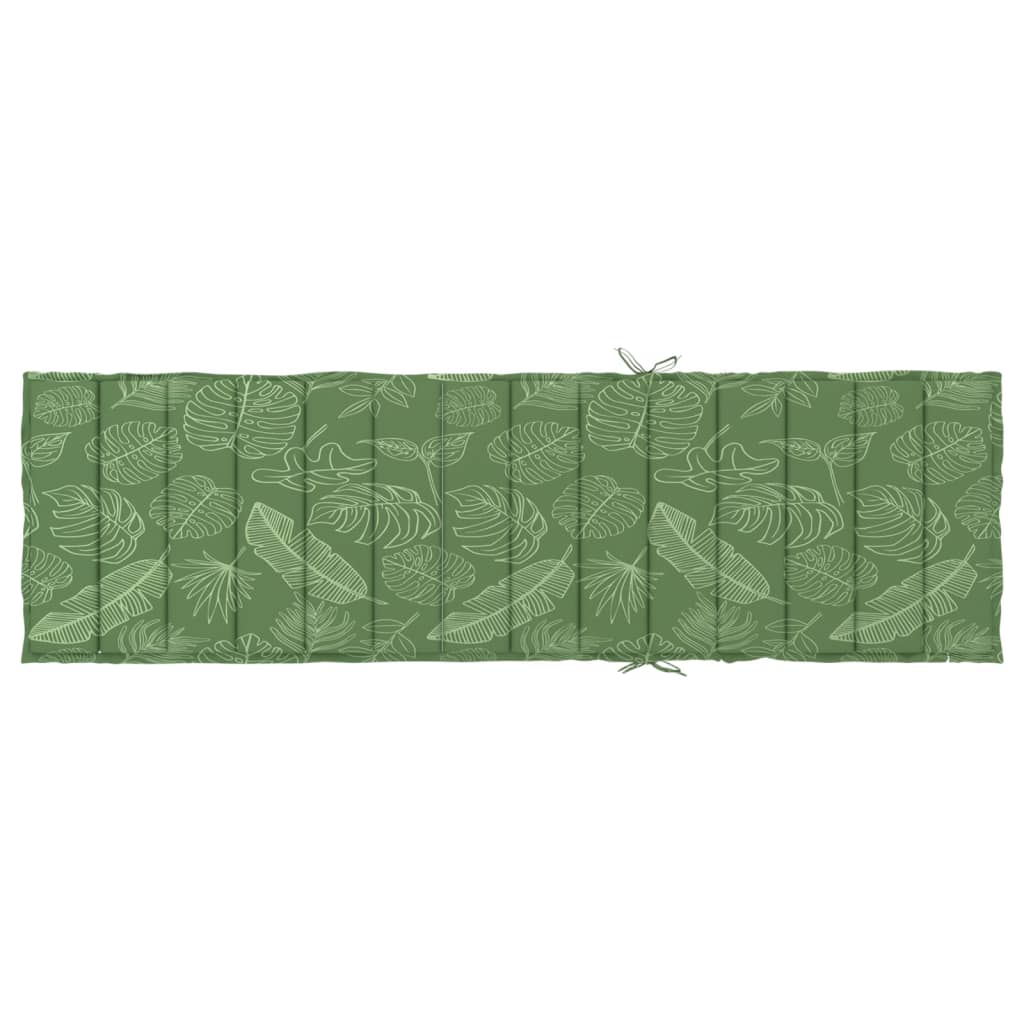 Liege-Kissen Blatt Blattmuster 200 x 70 x 3 cm Oxford-Stoff
