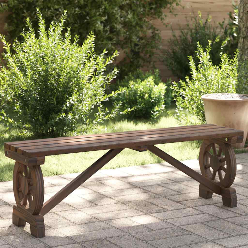 Garten-Fußhocker 40x36,5x38,5 cm Massivholz Tanne