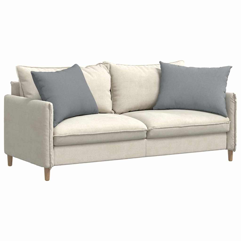 Sofakissen 2 pcs Hellgrau 50 x 30 cm Stoff