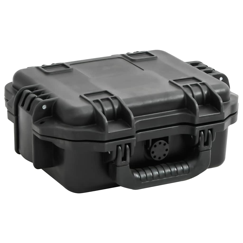 Koffer für Flugreise Tragbar Schwarz 46,5x21,5x17,5 cm PP