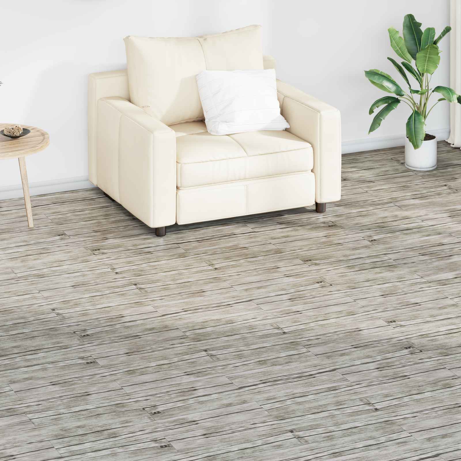 Bodenplanken 36 pcs Walnussbraun 5,02 m² PVC