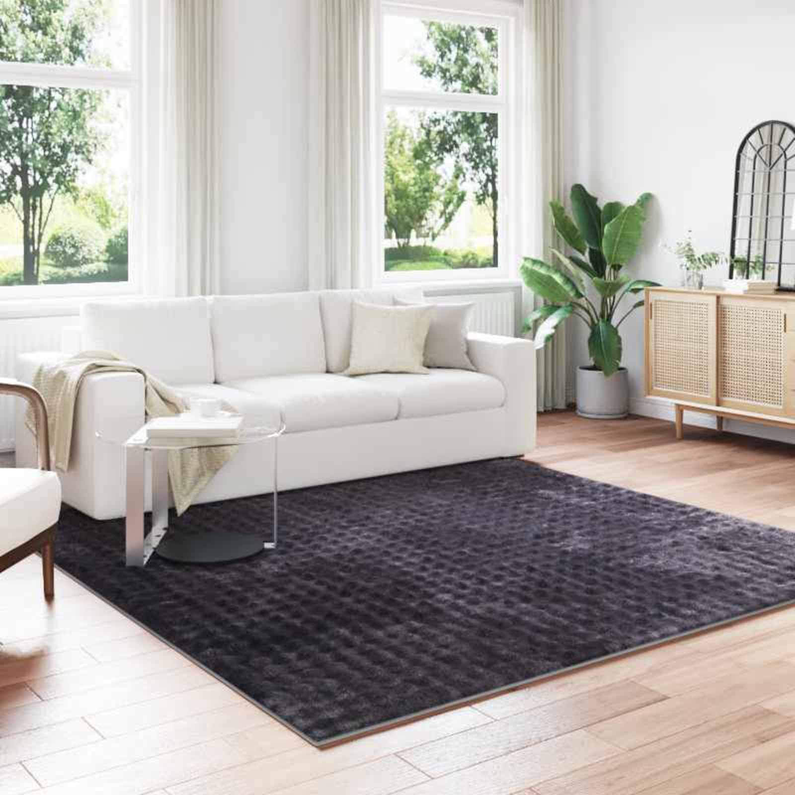 Bereichsteppiche Rechtwinklig SIROLO Creme 150 x 80 cm