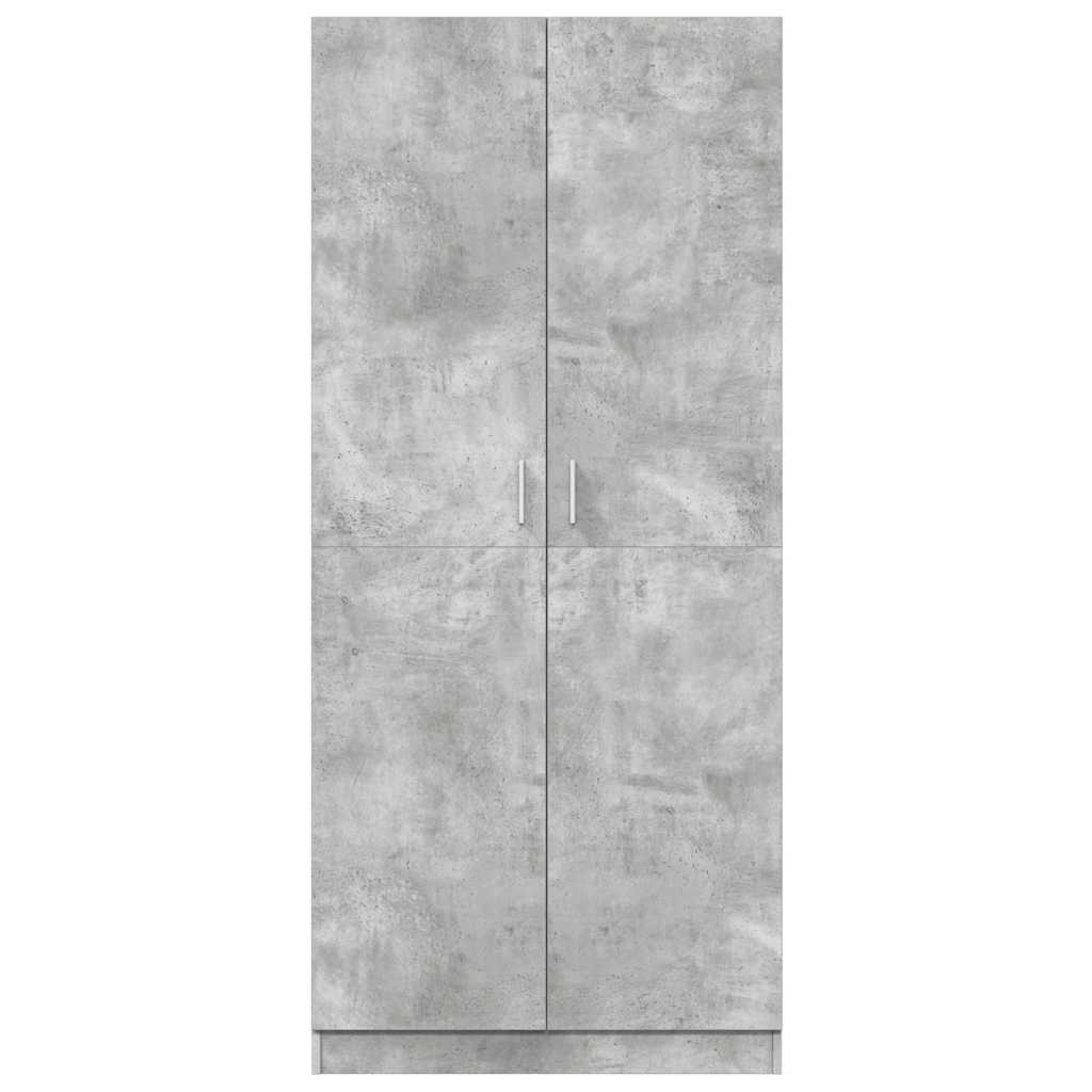 Kleiderschrank Weiß 80x52x180 cm Holzwerkstoff