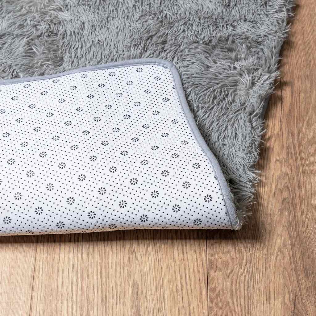 Teppich Shaggy Hochflor NAVARRA Beige 60x100 cm Polyester