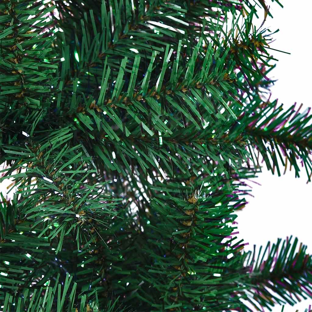 Künstlicher Weihnachtsbaum Schillernde Spitzen Weiß 180 cm PVC