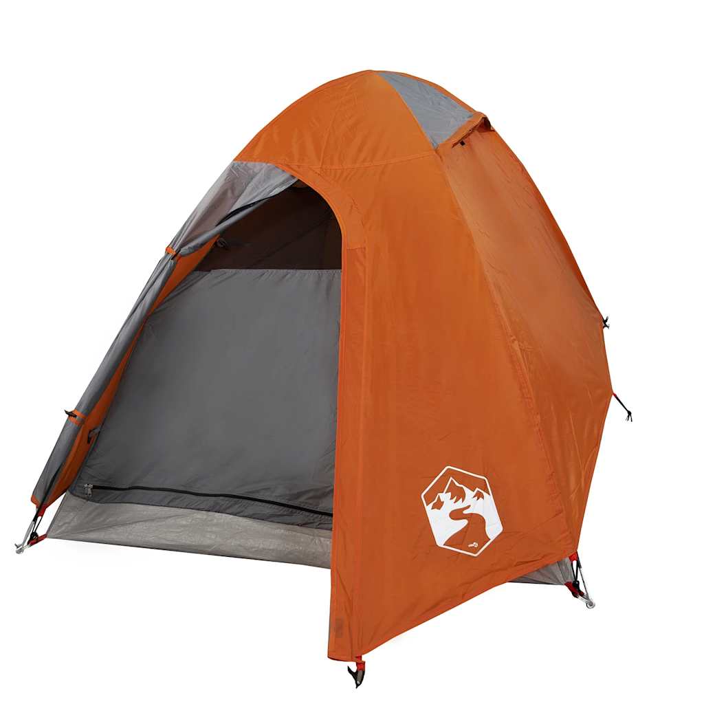 Kuppel-Campingzelt 2 Personen Olivgrün Wasserdicht