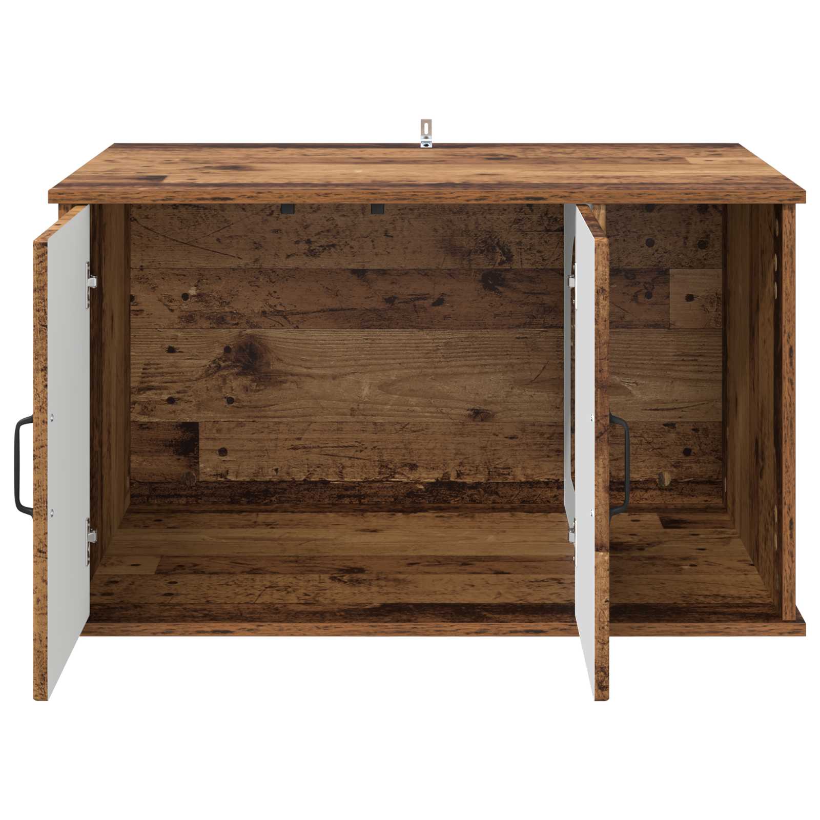 Katzenhaus Weiß 85 x 55 x 50 cm Holzwerkstoff