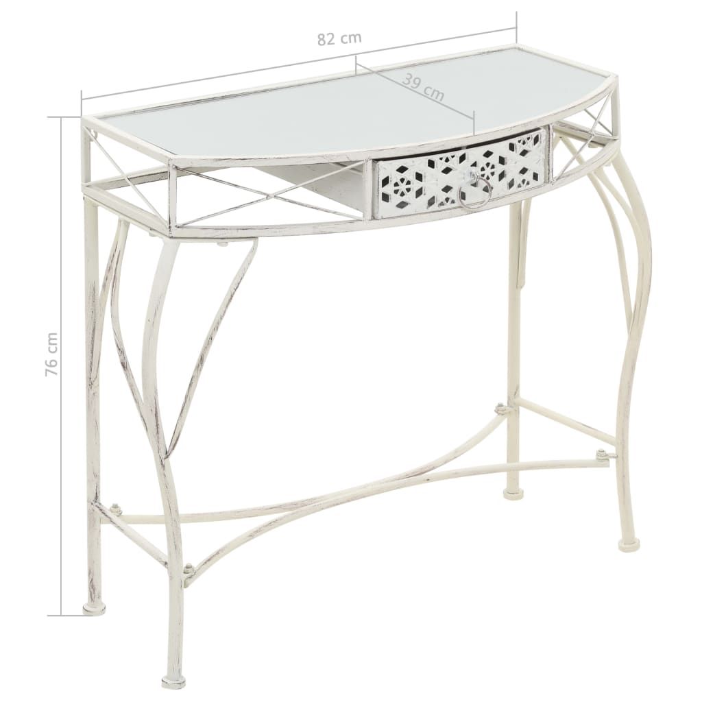 Beistelltisch Französischer Stil Metall 82x39x76 cm Golden