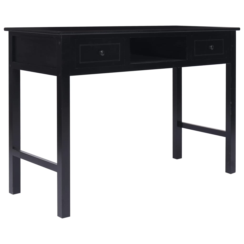 Schreibtisch Grau 110×45×76 cm Holz