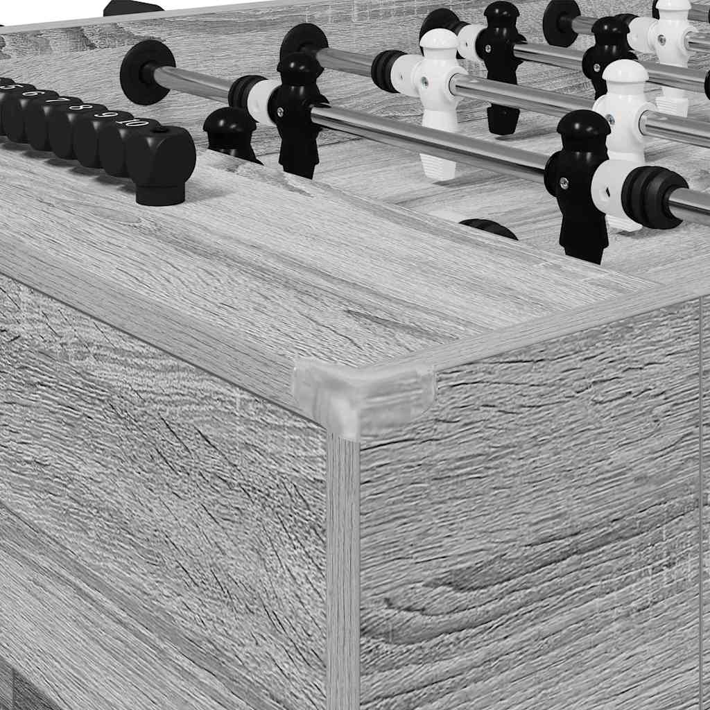 Tischfußballtisch Weiß 146,5 x 74 x 85 cm Holzwerkstoff