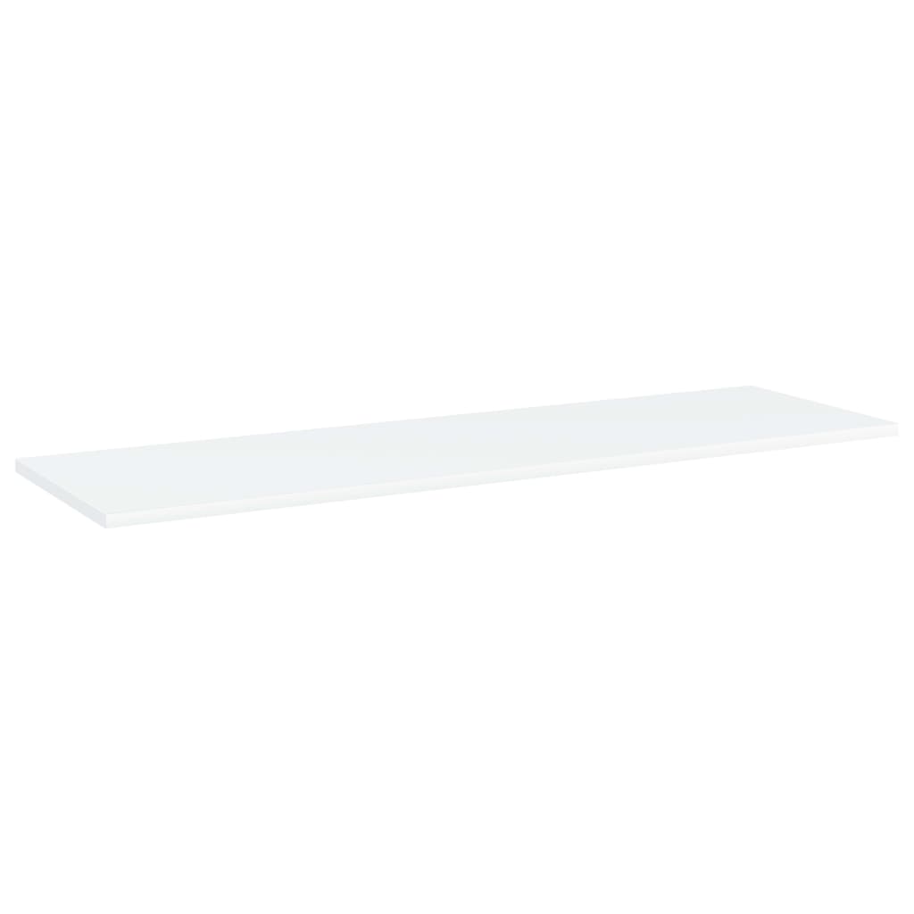 Bücherregal-Bretter 4 Stk. Weiß 40x10x1,5 cm Holzwerkstoff
