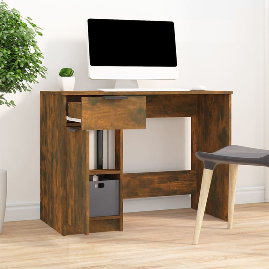 Schreibtisch Weiß 100x50x75 cm Holzwerkstoff