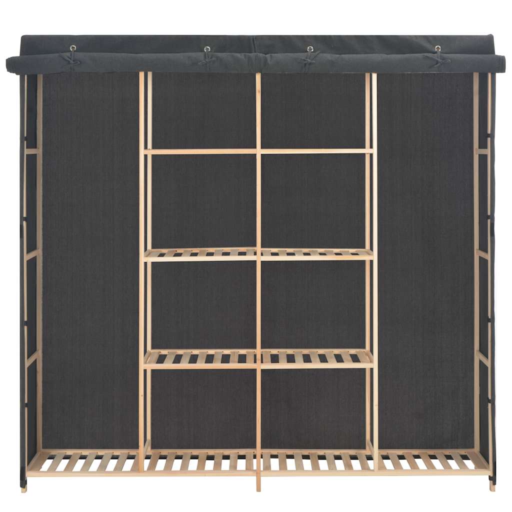 Kleiderschrank Weiß 173 x 40 x 170 cm Stoff