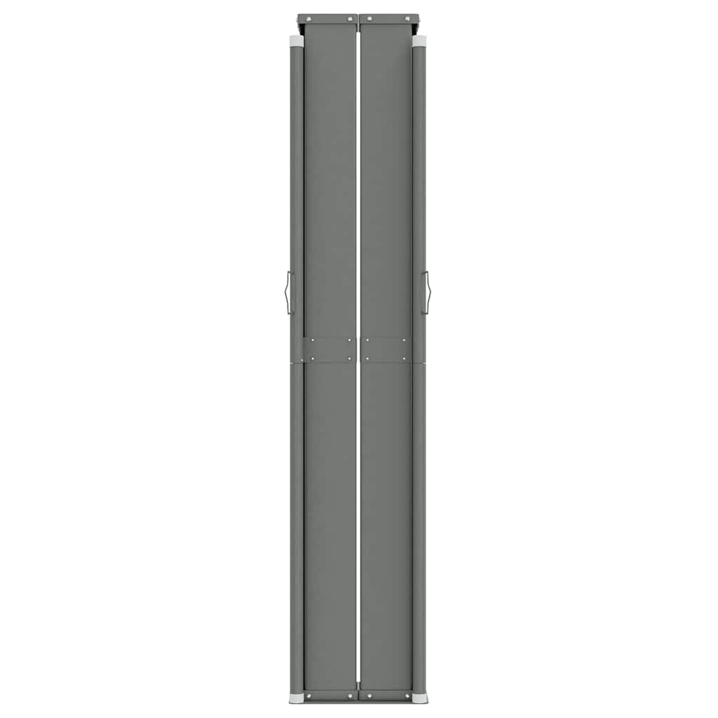 Ausziehbare Seitenmarkise 160×600 cm Braun
