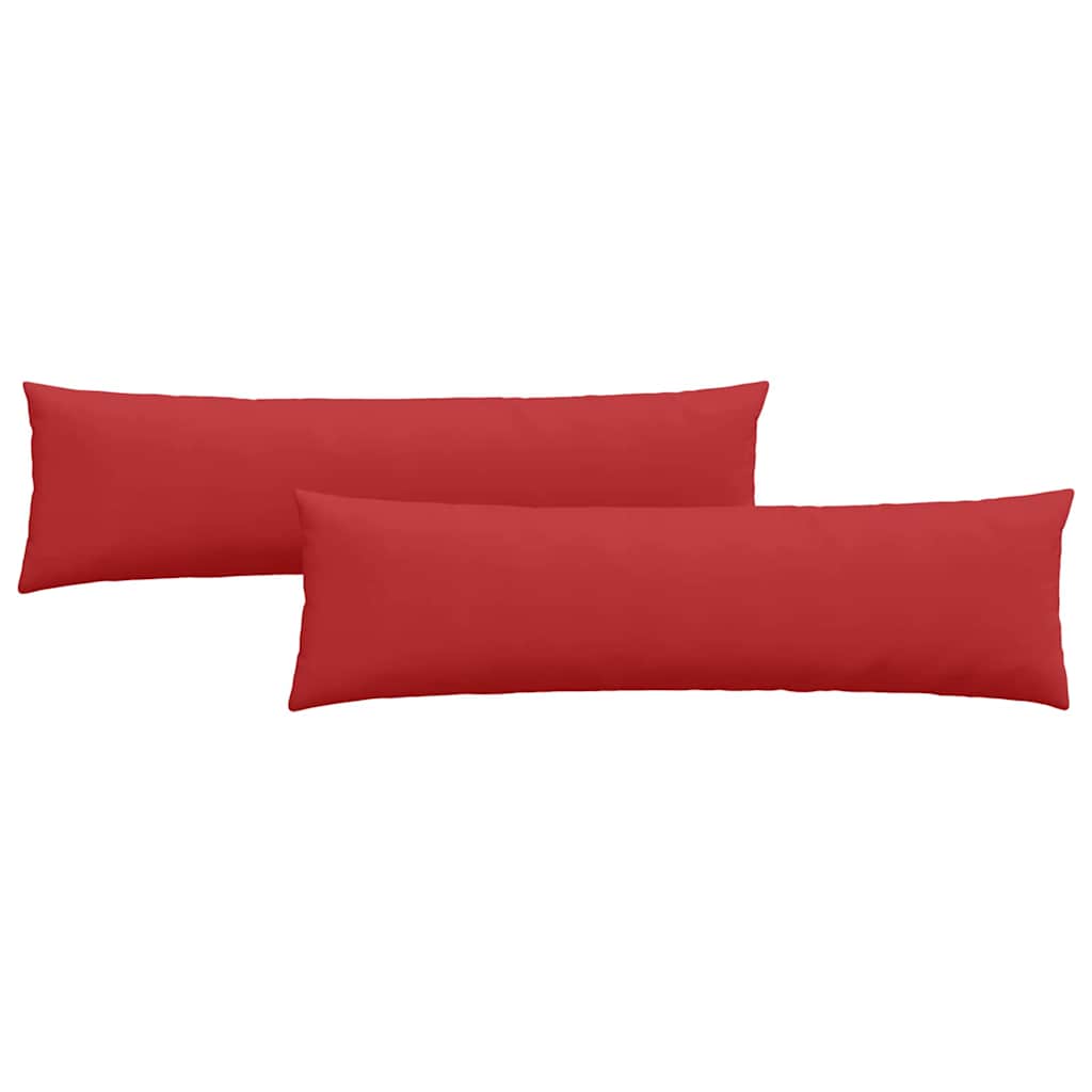 Sofakissen 2 pcs Hellgrau 50 x 30 cm Stoff