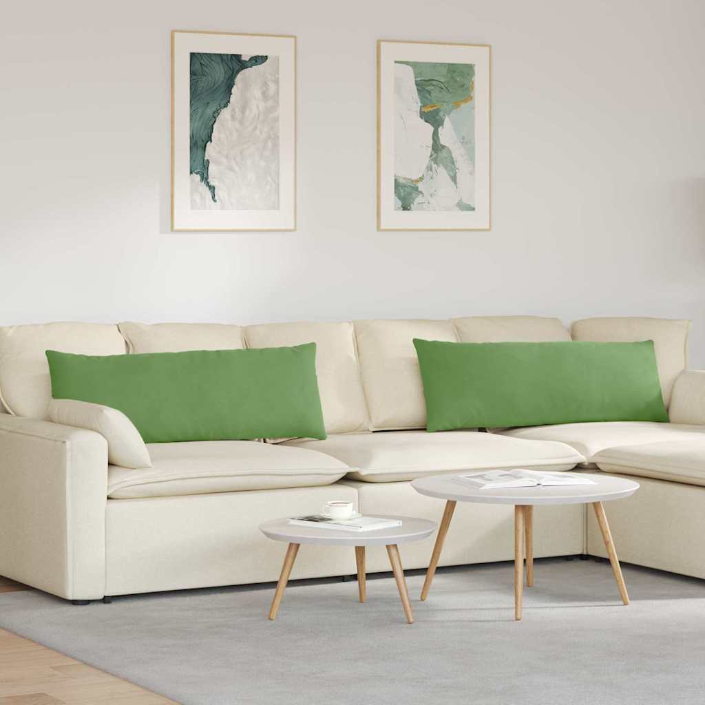 Sofakissen 2 Stück Blau 50 x 30 cm Cordstoff